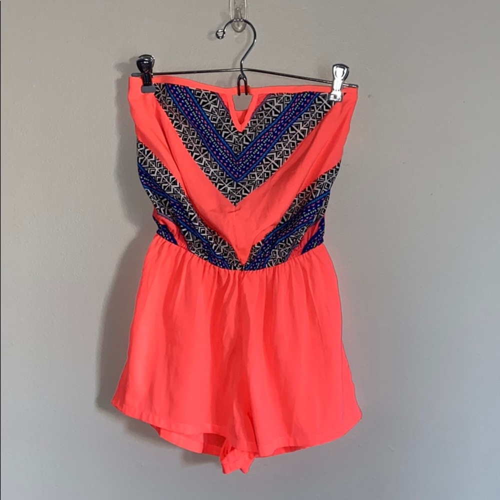 Hot Pink Romper